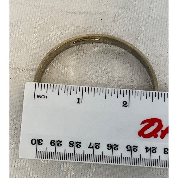 Vintage Whiting & Davis Gold-Tone Bangle Bracelet‎ - Picture 5 of 5